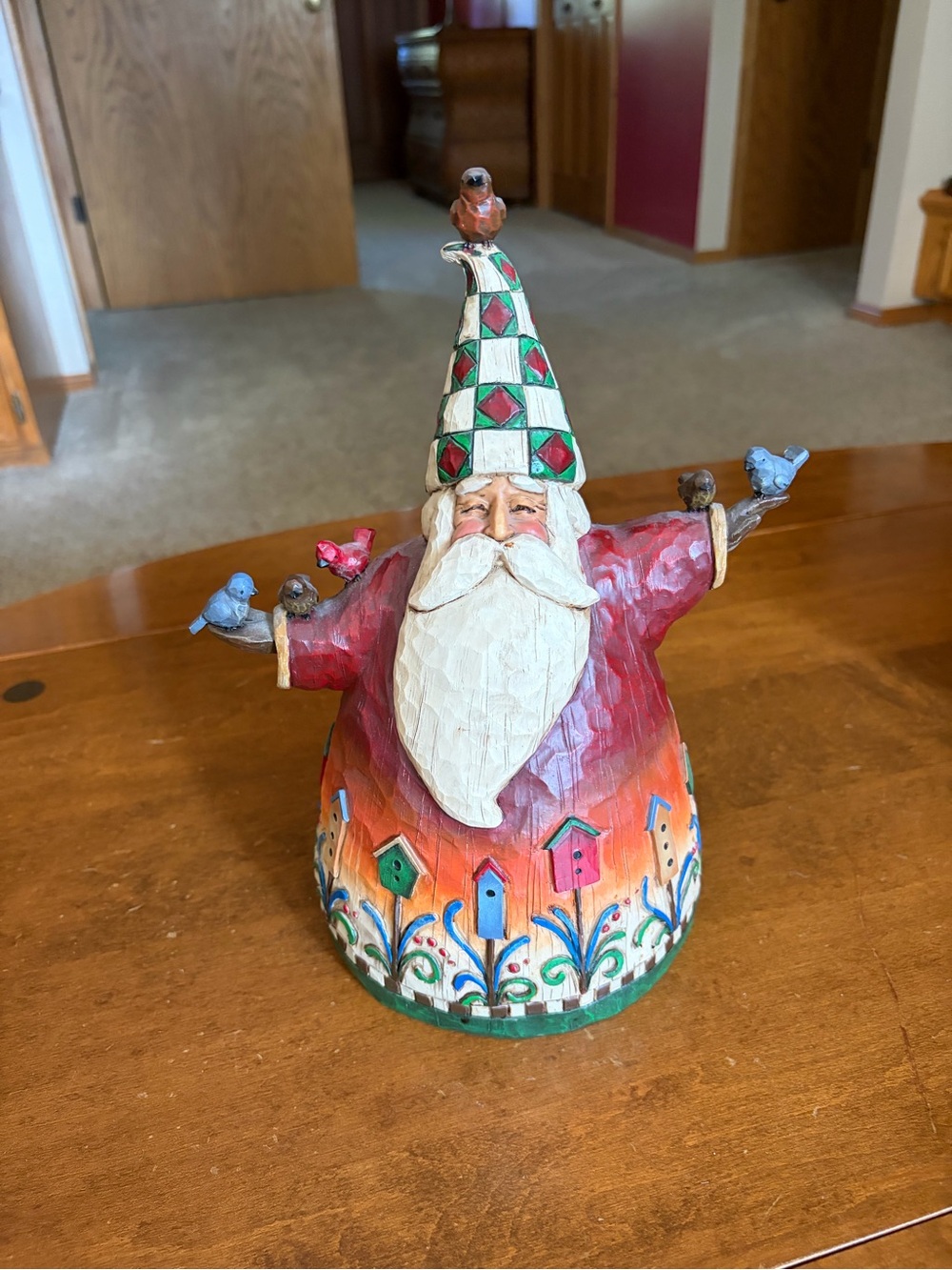 Jim Shore Heartwood Creek Santa with Birds